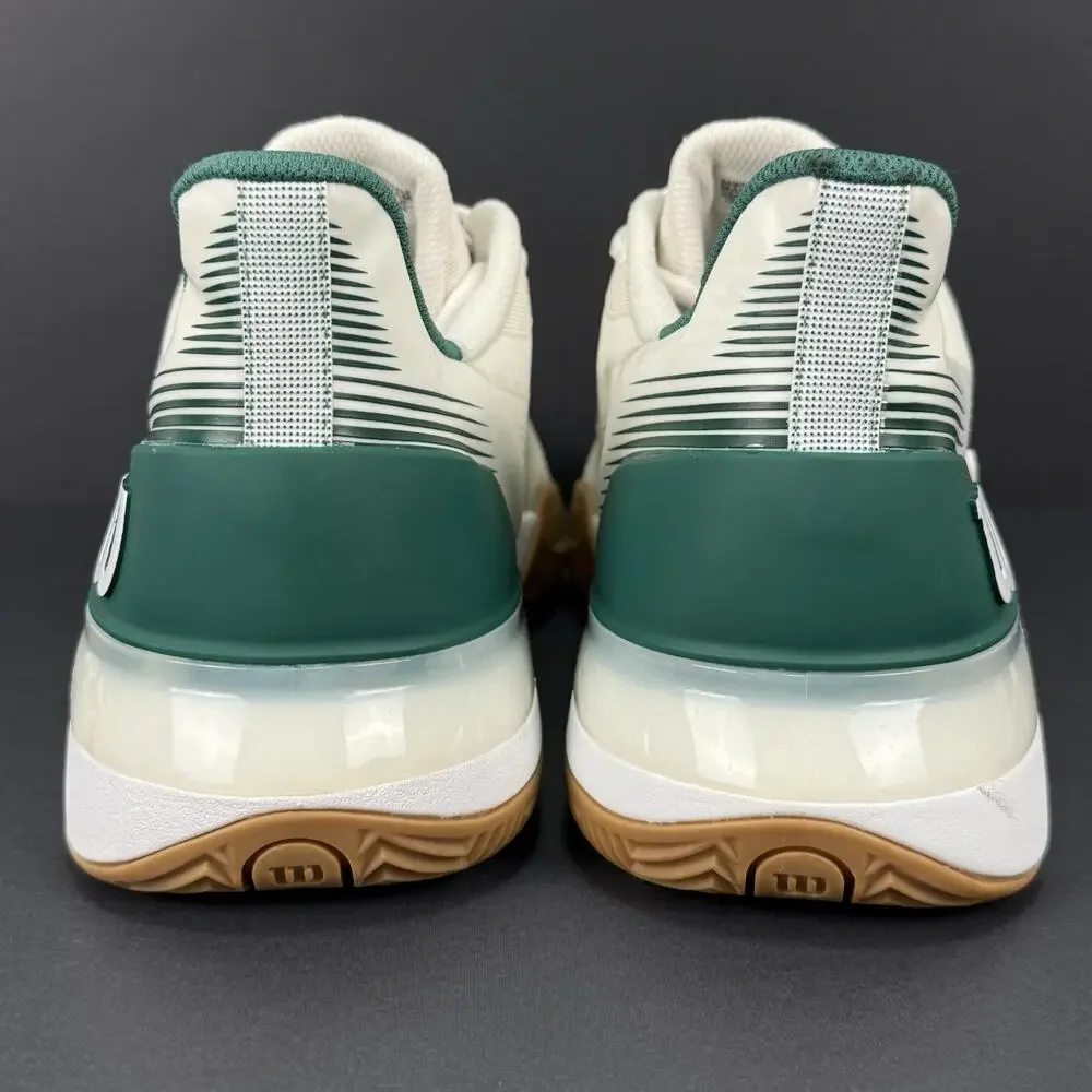 Wilson Rush Tour 5 Clay SAMPLE Men’s 10 Tennis Shoes White Green New